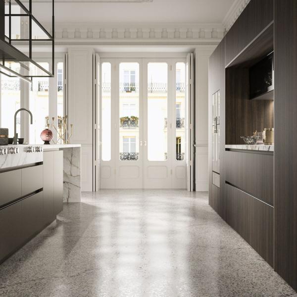 Large Style Complete Custom Kitchen Cabinet Set Island Kitchen Furniture Lacquer Finish Wooden Kitchen Cupboard For Villa