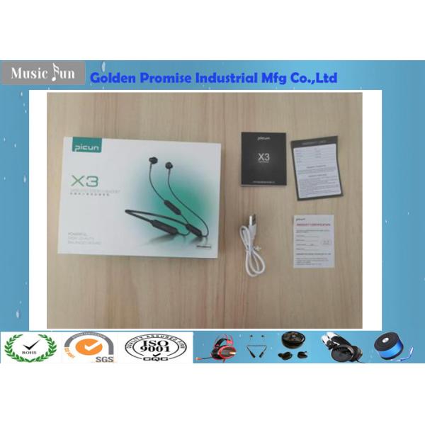 Magnetic Wireless Bluetooth Earphone Headset Ipx6 Waterproof Earbuds SGS Certificate