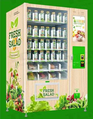Fruit Drink Vending Machine Zinc Alloy Fresh Healthy Salad Food