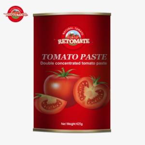 Factory Export 425g Canned Tomato Paste Adheres To Global Standards Established ISO HACCP  And FDA