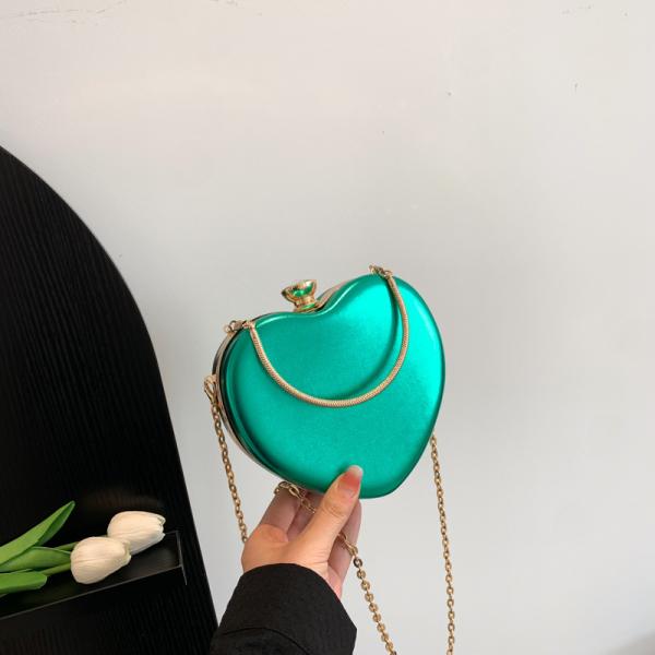 Литературный рисунок в форме сердца цепочка женские сумочки 2024 роскошь для модных женщин