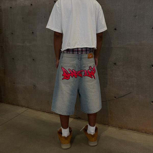 Pantalones cortos de jeans personalizados de OEM Distressed Vintage Lavados dañados Streetwear pantalones cortos de denim masculino fabricantes pantalones cortos de jeans denim rasgado