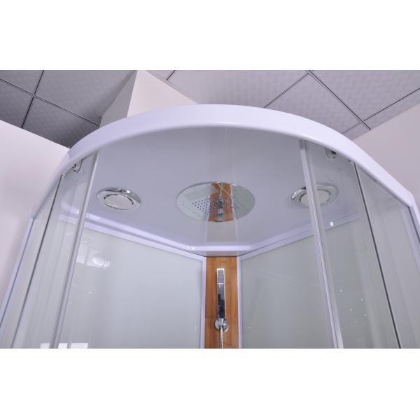 Изогнутый загоняйте кабину в угол Bathroom 900 x 900 x 2150mm стеклянную