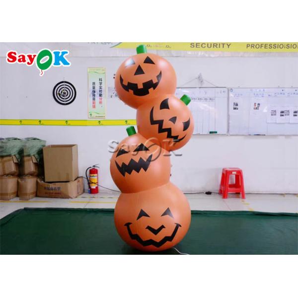 Света тыквы воздуха украшение двора хеллоуина надутого раздувного на открытом воздухе