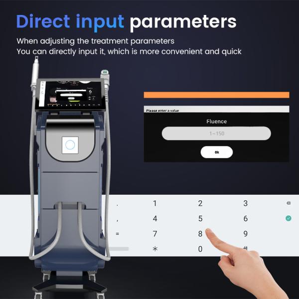 4 Зонды Лучшая цена Лазерная эпиляция 755 Нм Пикосекунды + 808 Нм Диодная лазерная косметическая машина