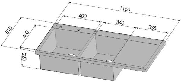Simple design cheap high capacity handmade used kitchen sinks for sale wigh long warranty