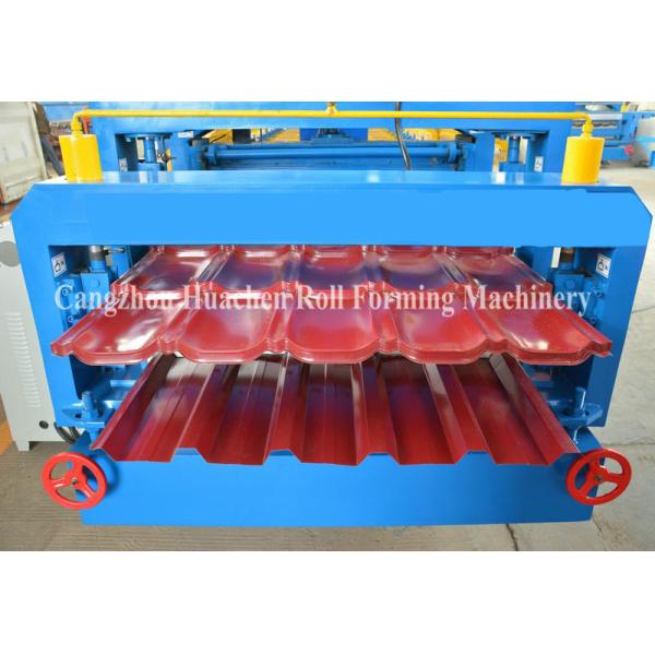 Dual Level Double Layer Roll Forming Machine Roof Panel For Wall Panels