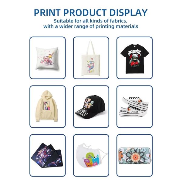 60cm DTF PET Heat Transfer Film  Fast Curing Cold & Hot Peel For DTF Printer On T-Shirt
