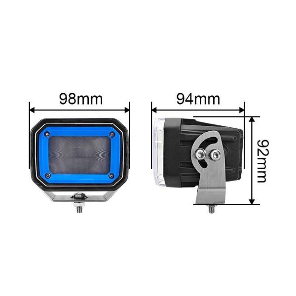 WT-10430 Red Line Safety Spot Lamp 30W 10-80V Waterproof LED Forklift Light for Pedestrian Warehouse Area Safety Warning