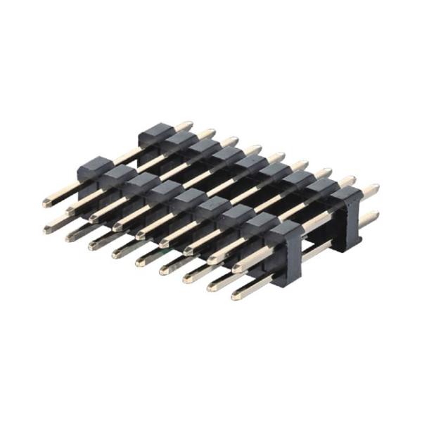 PA6T 3.0Amp Male Pin Header Connector 1000VAC For PCB Board