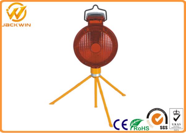 Solar Hazard Traffic Warning Lights optional mounted Barricade Construction Caution