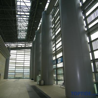 Weather Resistance 4.0mm PVDF Painted Indoor Column Wraps , Porch Column Covers