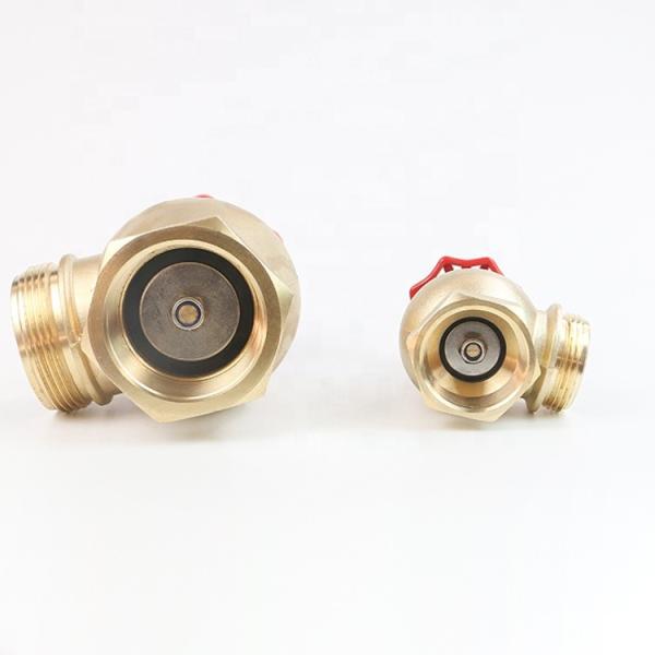 1.5 NH/BSP/NPT Fire Coupling Natural Brass Angle Fire Hydrant Valve