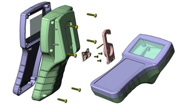 Изготовленное на заказ Handheld расквартировывая приложение ПК ABS пластиковое Handheld