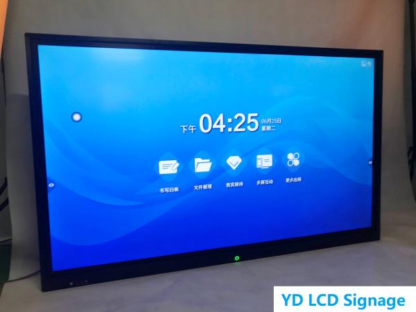 a placa 98 da parte alta E avança 65inches tela táctil interativo do diodo emissor de luz LCD de 80 telas do toque do tela táctil da polegada multi