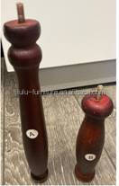 Natural or Dark Walnut Color Hall Wood Dining Table for Antique Restaurant