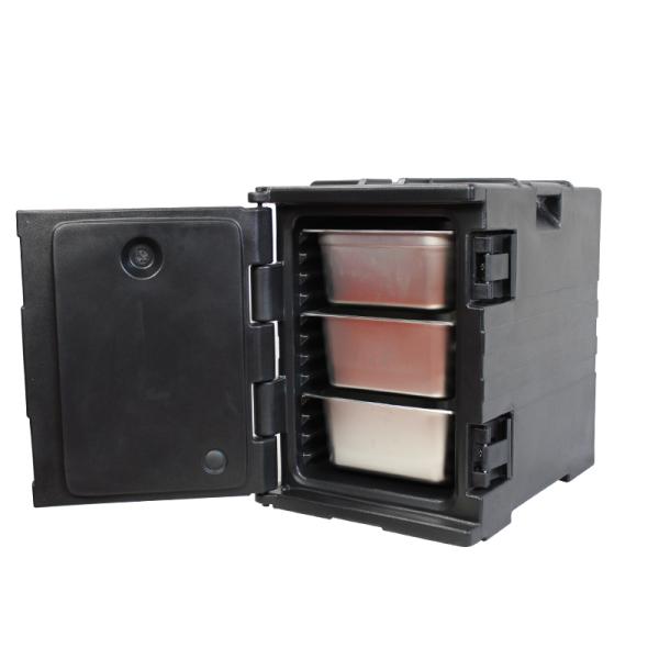 Transportadores de bandejas térmicas aisladas para catering con ruedas, termo para alimentos