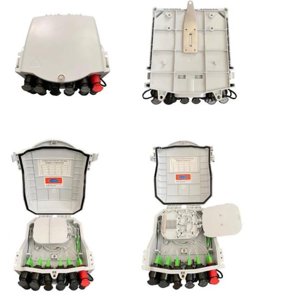 Outdoor Fiber Optic Terminal Box 16 Port IP68 Mini Sc Adapter Matching Corning Connector