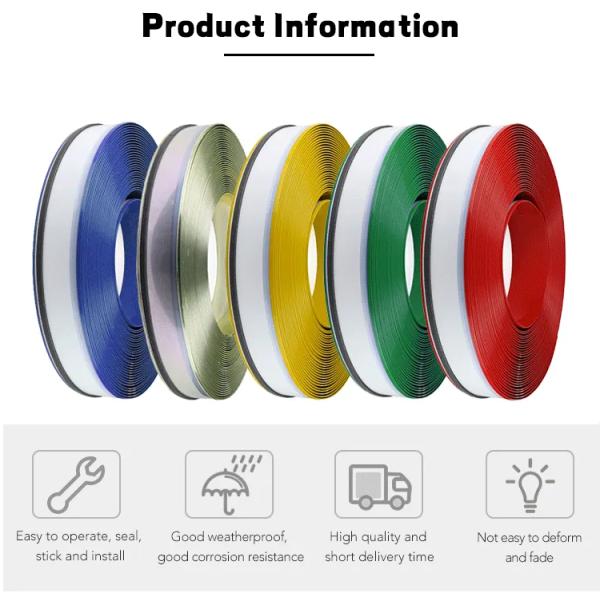 Coil d'aluminium de 7 cm avec capuchon en PVC pour le pliage des lettres de canal