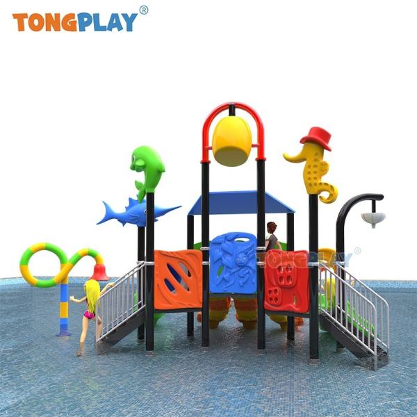 Water Playground Theme Park Equipment Aqua Play Amusement Kids Swimming Pool Game Children Pool Plastic Slide