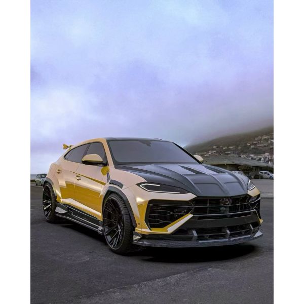 N Style Lamborghini Body Kit Carbon Body Kit Front Lip Side Skirts Spoiler Rear Diffuser