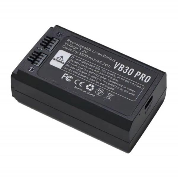 Godox VB30 Battery for V100 V1Pro V1, Battery Replacement with USB C Port for V1ProC V1ProS V1ProN V1S V1C V1N V1F V1O V1P V100C V100N V100S V860III-S V860III-C V860III-N Camera Flash Speedlit