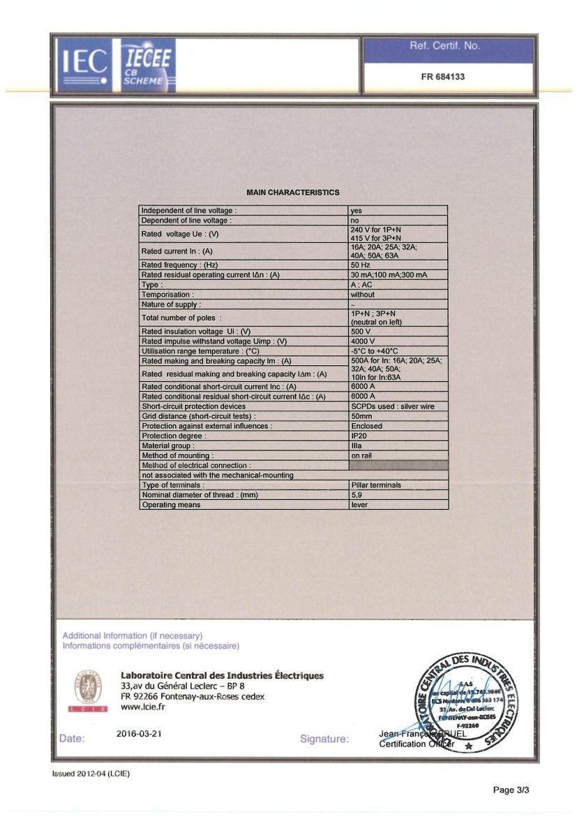 WENZHOU SANTUO ELECTRICAL CO.,LTD. Сертификации