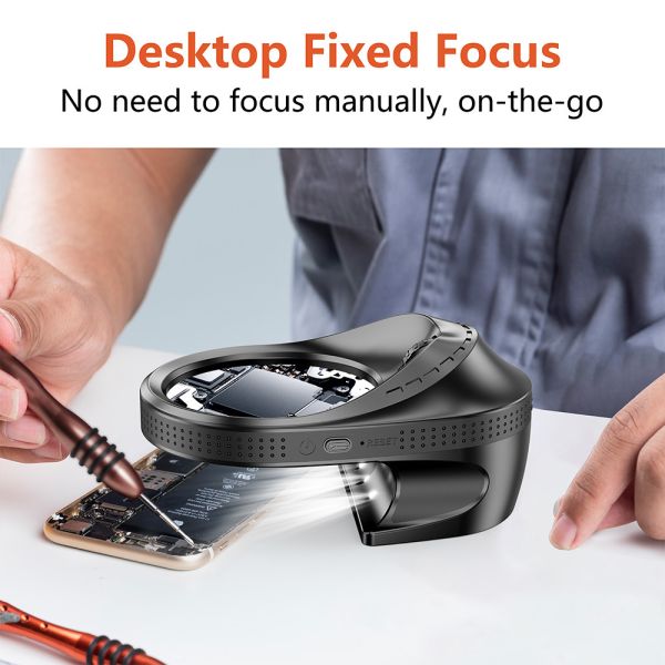 20X Magnification Digital Microscope with 2.8 Inch Color Screen and Fixed Focus Design - Portable Handheld Magnifier