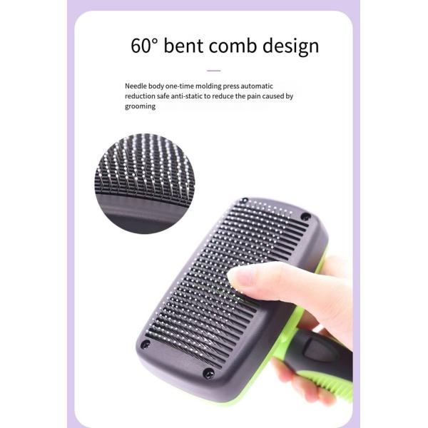 Удаление волос для домашних животных Игла гребка Массаж для собак Гребка для мытья для кошек Уборка и уборка