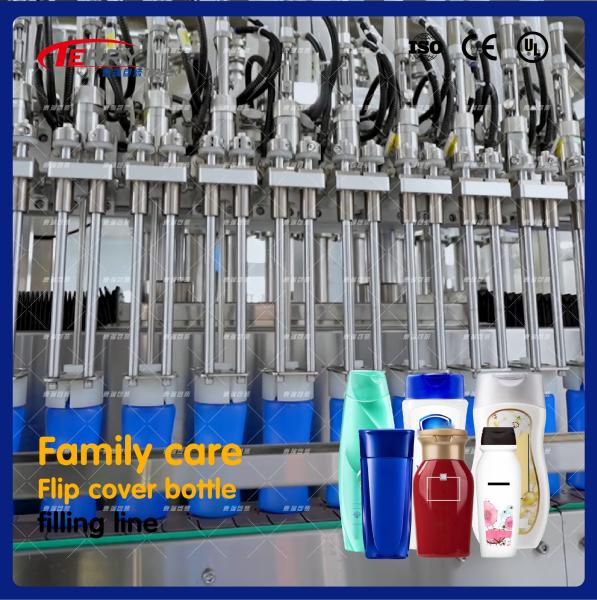 Servo Motor Driven Liquid Soap Filling Packaging Machine 100ml-1L