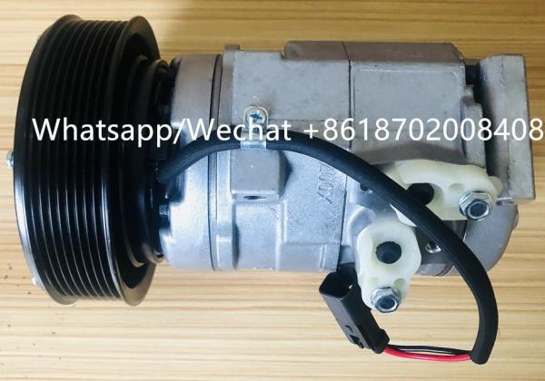 10S17C 8PK 144MM 24V Ac Compressor 3050325 1785545 For Cat 330c Caterpillar