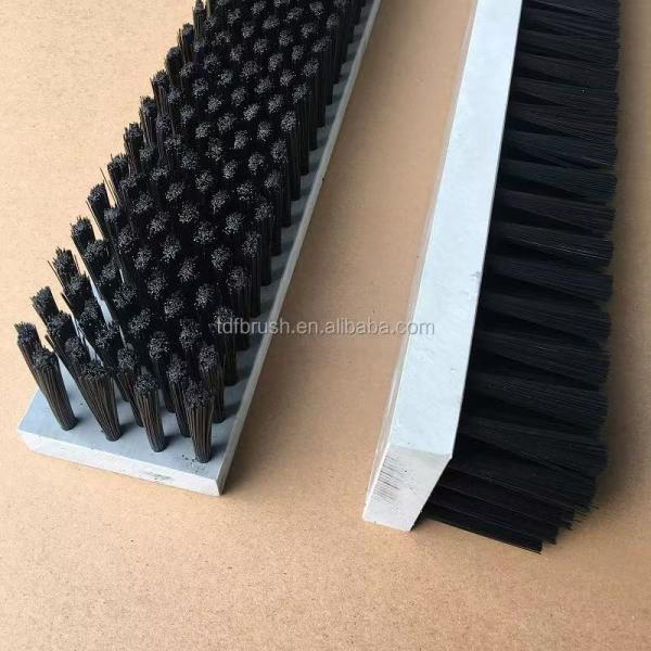 Cepillos de tira de listón de tablero de PVC Cepillo de placa plana de nailon para máquina CNC