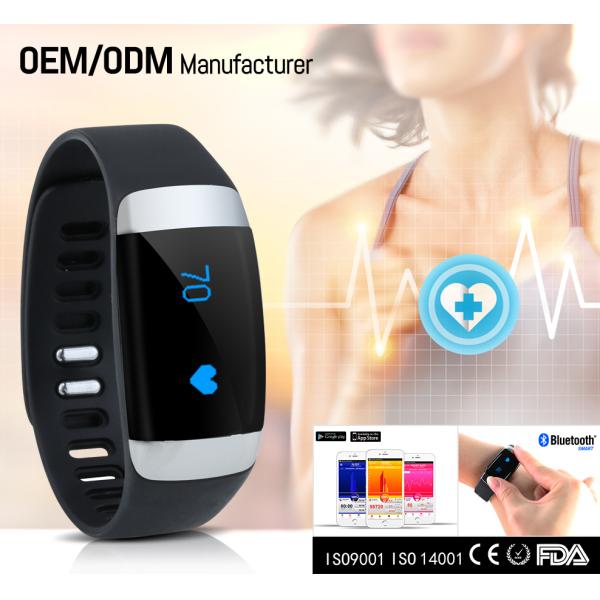 Silicone Bluetooth Wristband Activity Monitors Fitness Tracker Device BLE 4.0