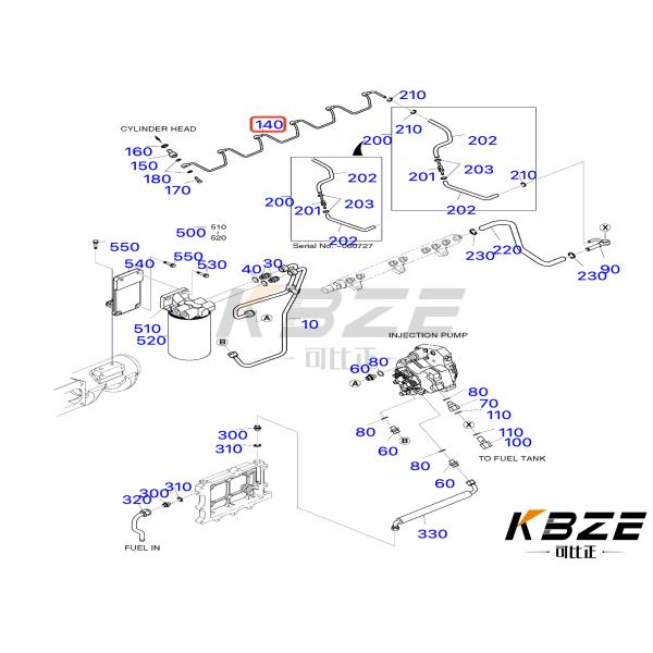 КБЗЕ БРАНК 65.12301-5261А DOOSAN DL08 ДИЗЕЛЬНЫЙ ДИЗЕЛЬНЫЙ МОТОР