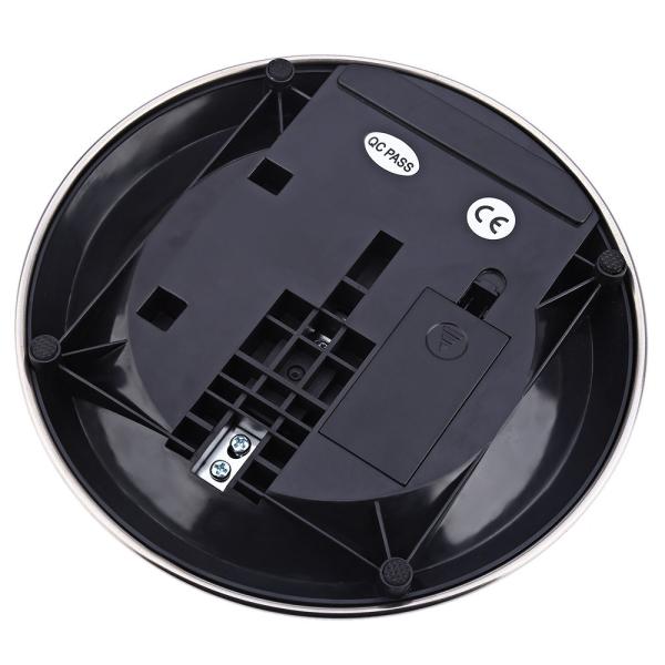 Báscula de cocina electrónica de acero inoxidable con cuenco y bandeja de báscula, capacidad de 5 kg y precisión de 1 g para cocina