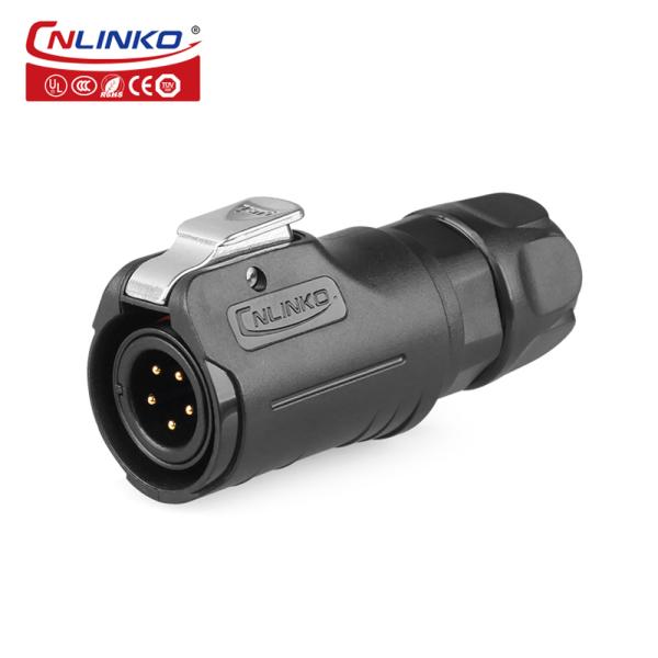 Water Resistance IP68 in Mated Cable Connector Outdoor Use M12 5 Pin Waterproof Connectors