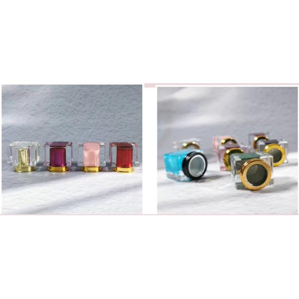 Luxury Perfume Bottle Caps Золотые хромные черные фиолетовые покрытые бутылки