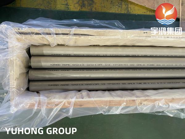 Tubo de caldeira sem emenda de aço inoxidável do tubo de ASTM A213/ASME SA213 UNS S34709/TP347H