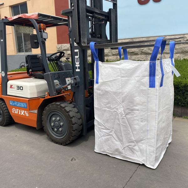 100% Virgin PP material 2 Tons 1 Ton 1000kg 3000LBS FIBC Big Bag For Silica Lime Cement