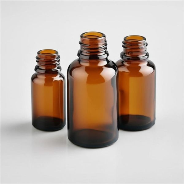 Round Amber Cosmetic Bottles The Perfect Packaging Option for Cosmetic Products