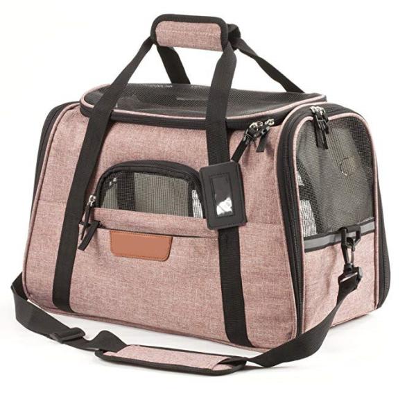Durable Airline Approved Pet Carrier Bag For Biking / Travel OEM/ODM Acceptable