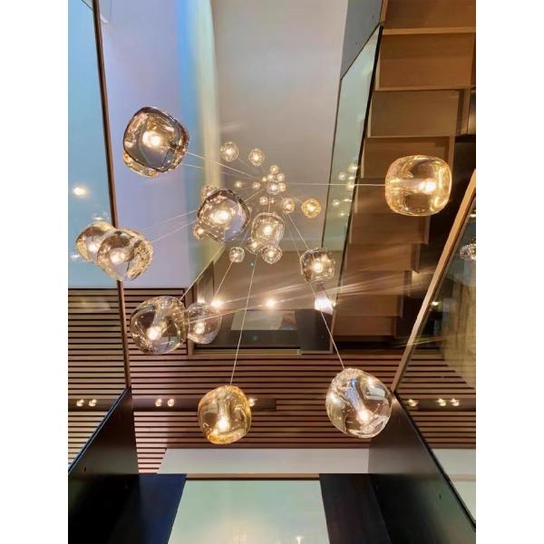 Apple Shape Modern Light Luxury Bedroom Bedside Chandelier Creative Restaurant Bar Lamp