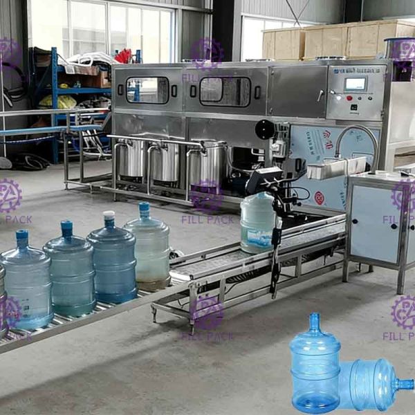 2 Road Rinsing 20L 300 BPH Gallon Water Plant