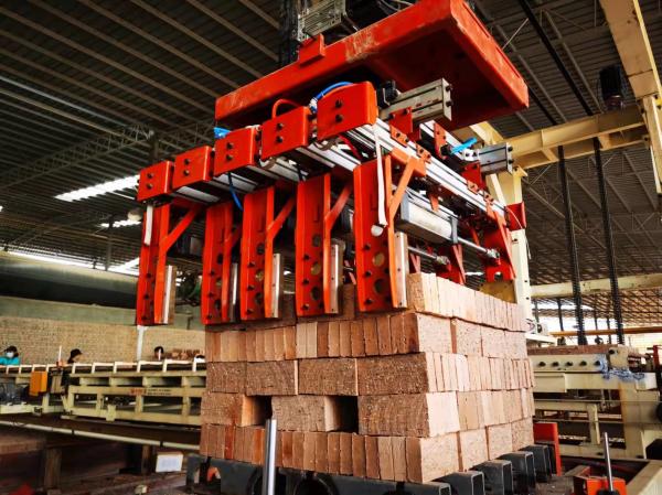 0.5Mpa-0.75Mpa Auto Brick Packing Machine CE ISO Certified