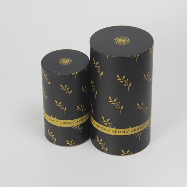 Os cosméticos do tubo do papel do presente do cartão de Kraft enceram a embalagem de papel da garrafa de óleo