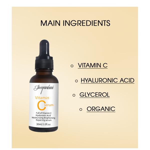 Витамин C и Hyaluronic кисловочная сыворотка разводя Hyaluronic кисловочную сыворотку водой