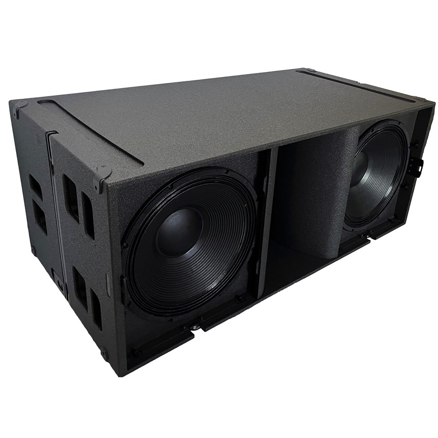 line array subwoofer speaker double 18 inch passive bass bin cabinet