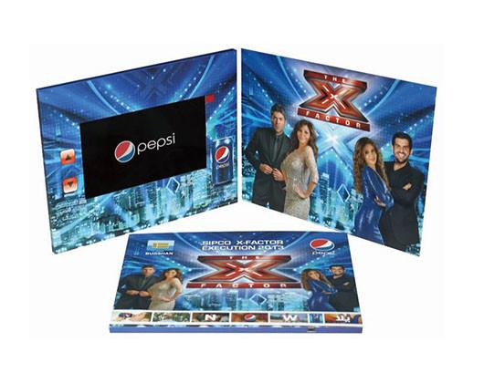 HD 1024 X 600 LED Video Brochure Flyer Folder Mailer Card For Wedding Invitation