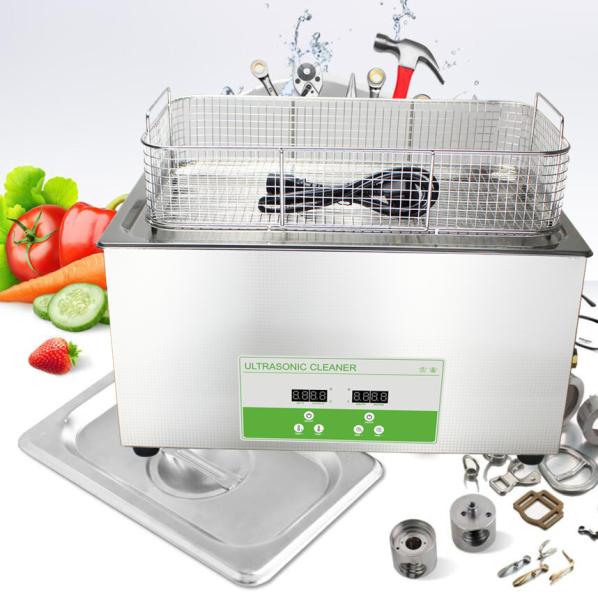 Limpador ultrassônico de laboratório digital com cesta de aço inoxidável 304 aprovado pela CE