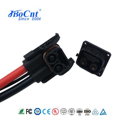 2+12 120A EBIKE Connector Waterproof High Current Connector Lithium Battery Plug Charging Socket